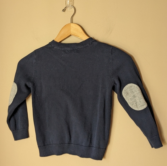 H&M Kids Blue Button-Down Long Sleeve V-Neck Cardigan Size 4-6 - Picture 4 of 4